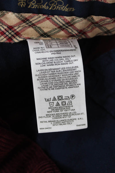 Brooks Brothers Mens Red Cotton Dress Pants Size 36