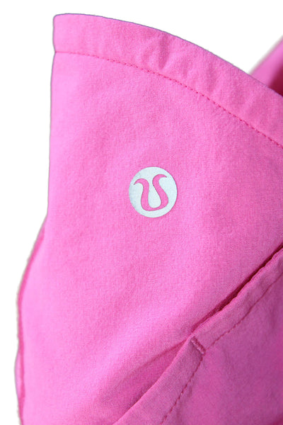 Lululemon Women Shorts Pink Nylon Zip Size 0