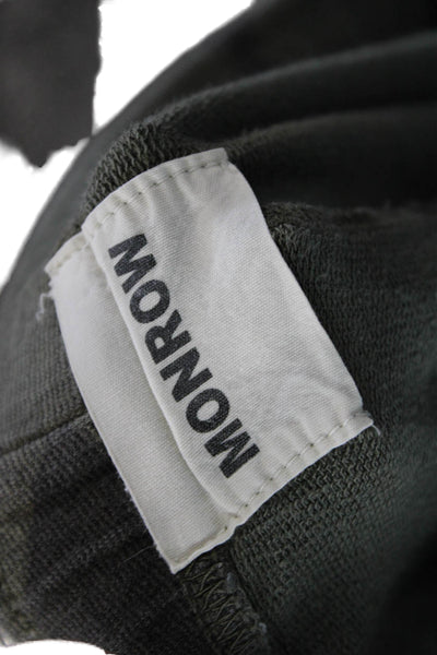 Monrow Women Cropped Green Camo Leggings Size M
