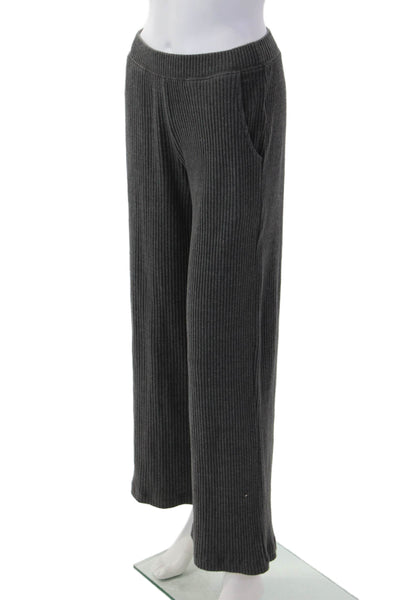 Velvet Womens Dark Gray Striped Sweatpants 90s Size XS