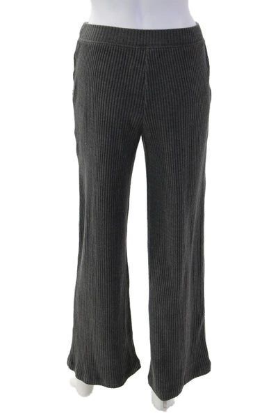 Velvet Womens Dark Gray Striped Sweatpants 90s Size XS