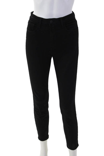 L'Agence Women Ankle Jegging Jeans Black Size 29