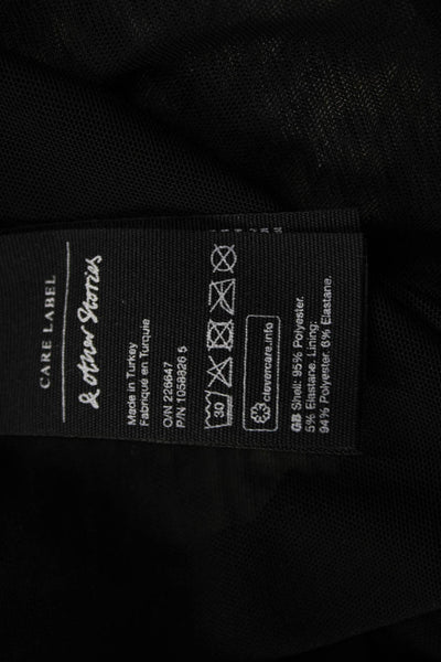 Stockholm Atelier Other Stories Womens Bodycon Dress Knee Length Black Size XS