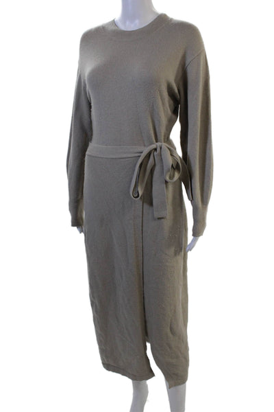Other Stories Women Sweater Dress Beige Long Sleeve Size XS