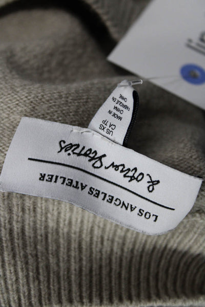 Other Stories Women Sweater Dress Beige Long Sleeve Size XS