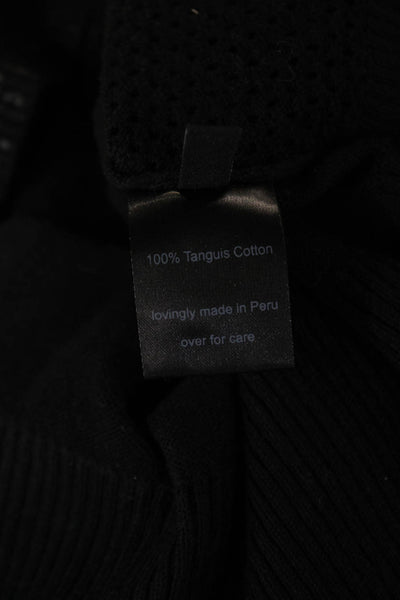 Rachel Comey Women Sleeveless Crew Neck T-Shirt Black Tanguis Cotton Size XS