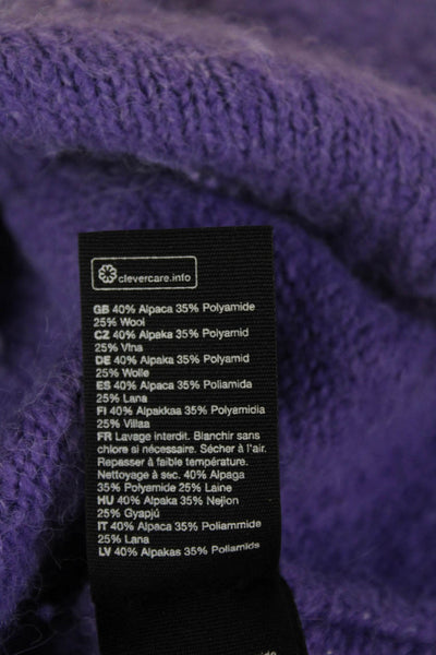 Stockholm Atelier & Other Stories Unisex Purple Collared Button Cardigan Size S