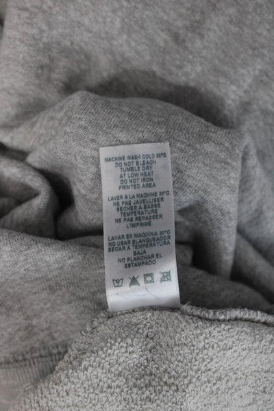 Sundry Womens Pullover Sweatshirt Gray Crew Neck Long Sleeve Size 2