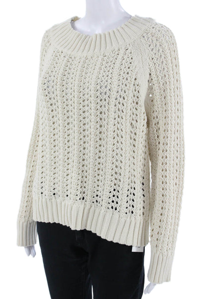 J Crew Unisex Beige Pullover Crew Neck Sweater Size M