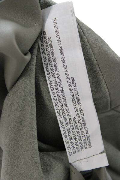 Zara Women A-Line Mini Skirt Gray Size S