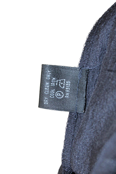 Lafayette 148 New York Womens Long Sleeve Blazer Pants Suit Set Navy Size 2
