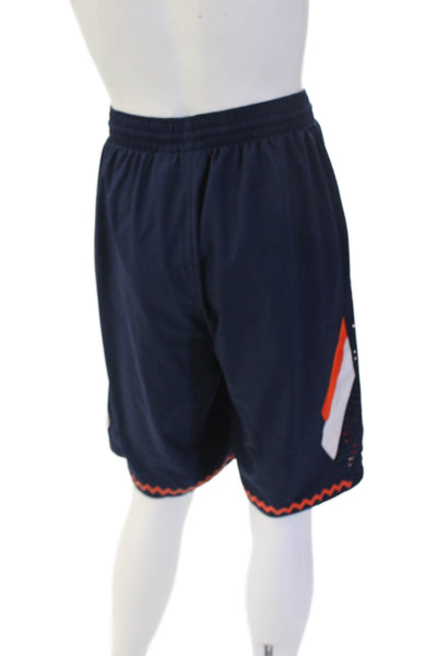 Nike Mens Sweat Shorts Dark Blue College 100% Polyester Size M