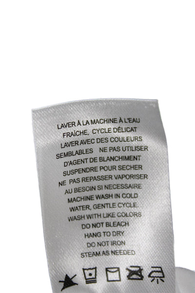Renuar Womens Basic Tunic T-Shirt White Crew Neck Short Sleeve Size L