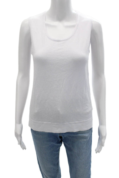 Renuar Womens Cardigan White V Neck Button Long Sleeve Viscose Size XS