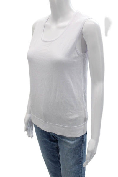 Renuar Womens Cardigan White V Neck Button Long Sleeve Viscose Size XS