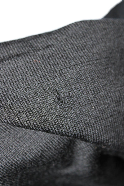 Barneys New York Mens Pullover Black Merino Mock Neck Long Sleeve Size XL