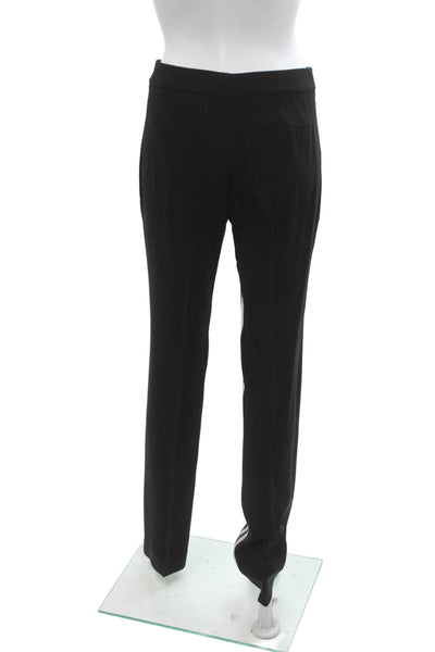 Elie Tahari Womens Black Striped Dress Pants Size S