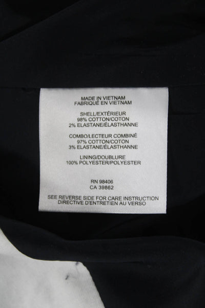 Theory Womens Basic Sleeveless Crew Neck Dark Blue Tank Size M