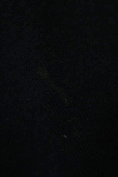 Seraphine Women Pullover Sweaters Black Crew Neck 3/4 Sleeve Size S