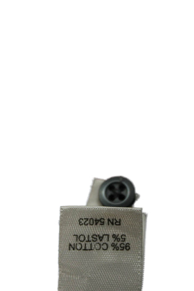 Banana Republic Mens Cotton Long Sleeve Collared Button-Down Shirt Black Size L