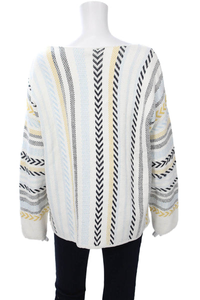 Coco Y Club Unisex Pullover Sweater Black Cotton Aztec Size 2XL