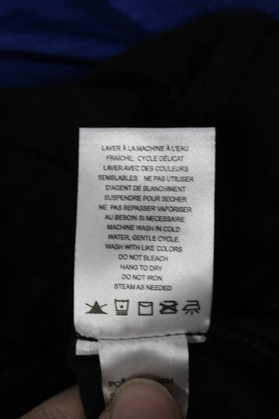 Renuar Womens Tunic Short Sleeve Crew Neck Black Polyester Size L
