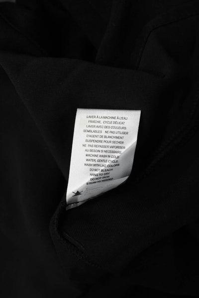 Renuar Women Basic Tunic Black Round Neck Short Sleeve Size 2XL