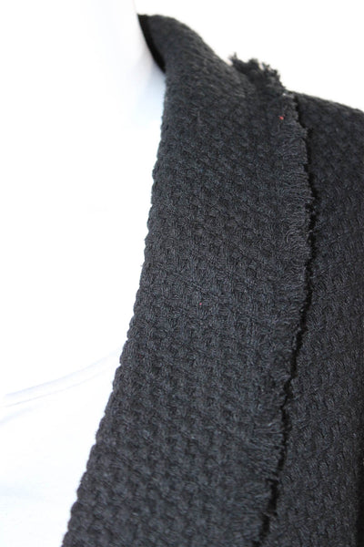 Gretchen Scott Women Blazer Black Button Long Sleeve Polyester Size S