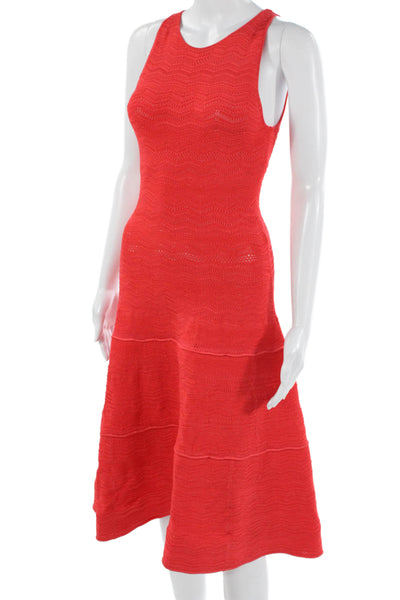 Ralph Lauren Black Label Women Fit & Flare Tank Dress Red Size S