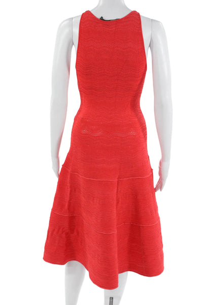 Ralph Lauren Black Label Women Fit & Flare Tank Dress Red Size S