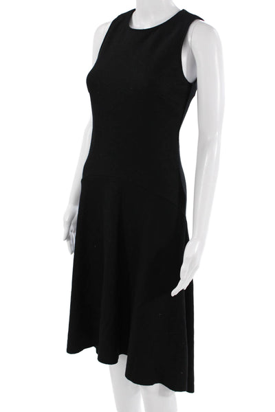 Banana Republic Womens A-Line Tank Dress Black 100% Wool Sleeveless Size 0