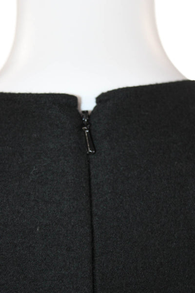 Banana Republic Womens A-Line Tank Dress Black 100% Wool Sleeveless Size 0