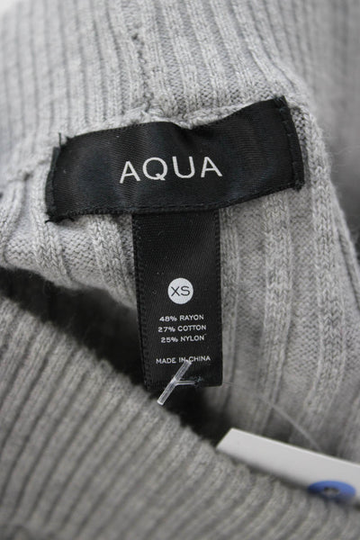 Aqua Unisex Sweat Striped Gray Shorts Size XS