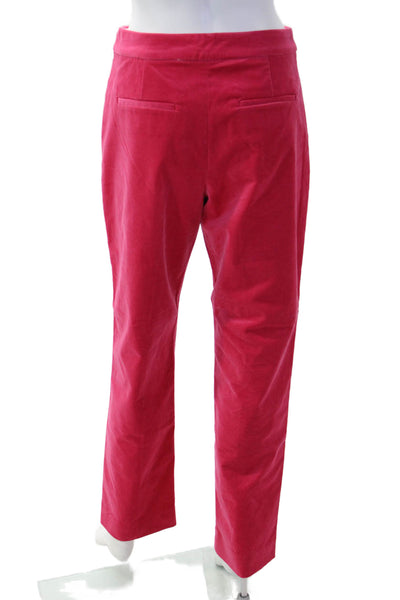 J Crew Women Chino Dress Pants Red Cotton Stretch Size 2