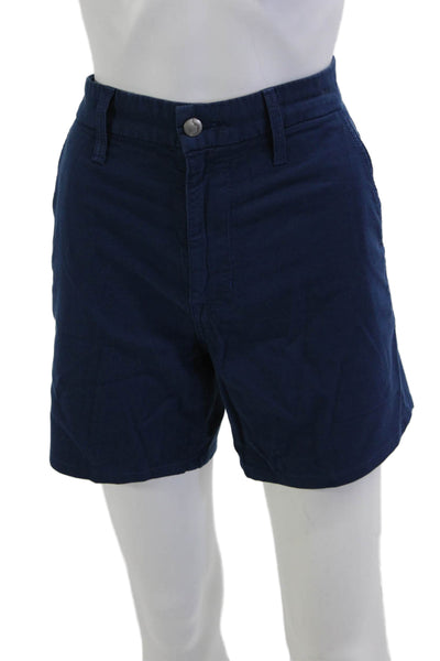 Joes Mens Chino Shorts Dark Blue Cotton Stretch Size 31
