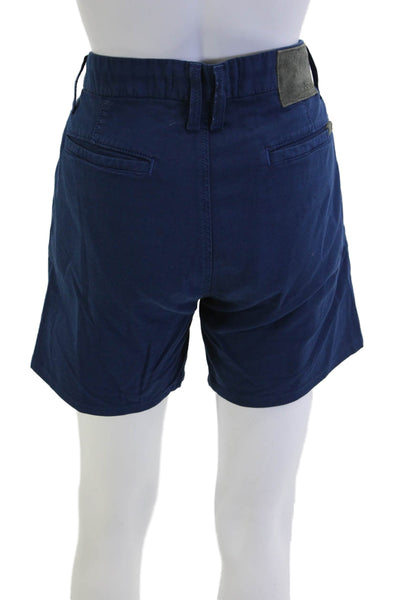 Joes Mens Chino Shorts Dark Blue Cotton Stretch Size 31