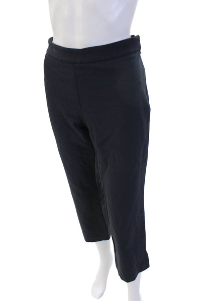 Charlotte Brody Womens Ankle Cropped Dress Pants Black Polyester Size 10