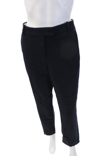 J Crew Unisex Ankle Cropped Dress Pants Dark Blue Size 10