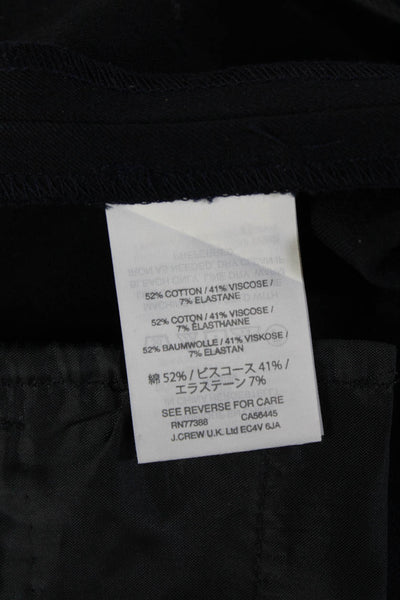 J Crew Unisex Ankle Cropped Dress Pants Dark Blue Size 10