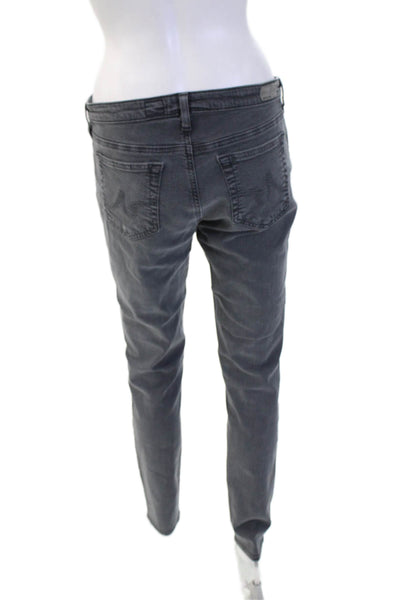 AG Unisex Skinny Mid Rise Dark Gray Jeans Size 31