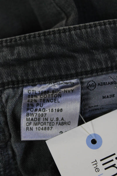 AG Unisex Skinny Mid Rise Dark Gray Jeans Size 31
