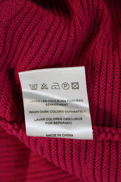 Sandro Women Fit & Flare Sweater Dress Pink Size 3