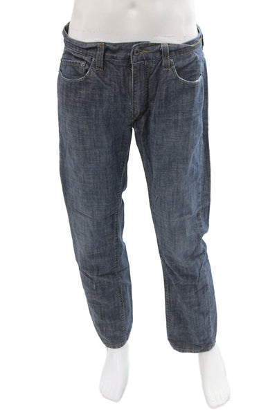 Levis Mens Skinny Blue Jeans Size 36