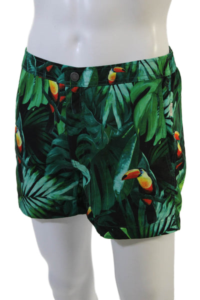 ONIA Mens Green Polyester Shorts Size M