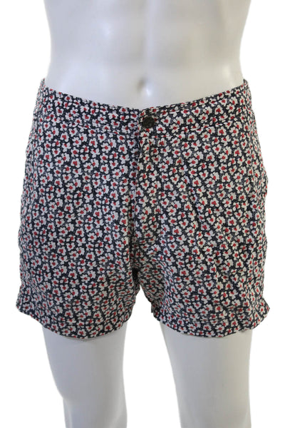 ONIA Unisex Floral Nylon Button Shorts Size S