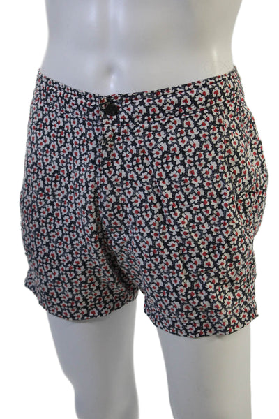 ONIA Unisex Floral Nylon Button Shorts Size S