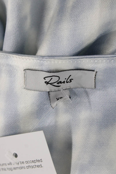 Rails Womens Light Blue Rayon V-Neck Camisole Sleeveless Size XS