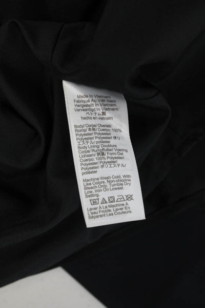 J Crew Womens Camisole Black 100% Polyester Sleeveless Size 00