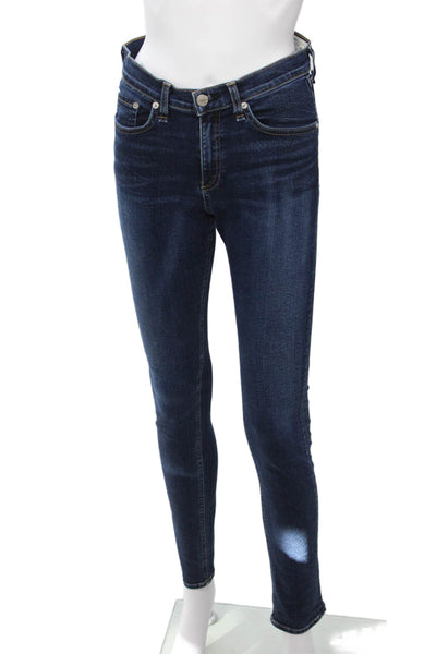 Rag & Bone Jean Women Dark Blue High Rise Skinny Jeans Size 28