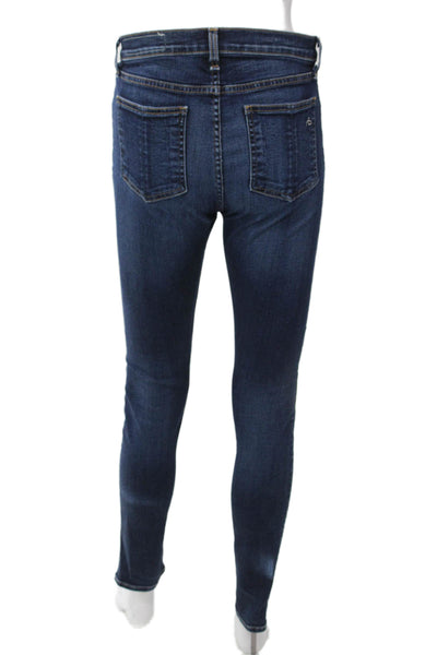 Rag & Bone Jean Women Dark Blue High Rise Skinny Jeans Size 28